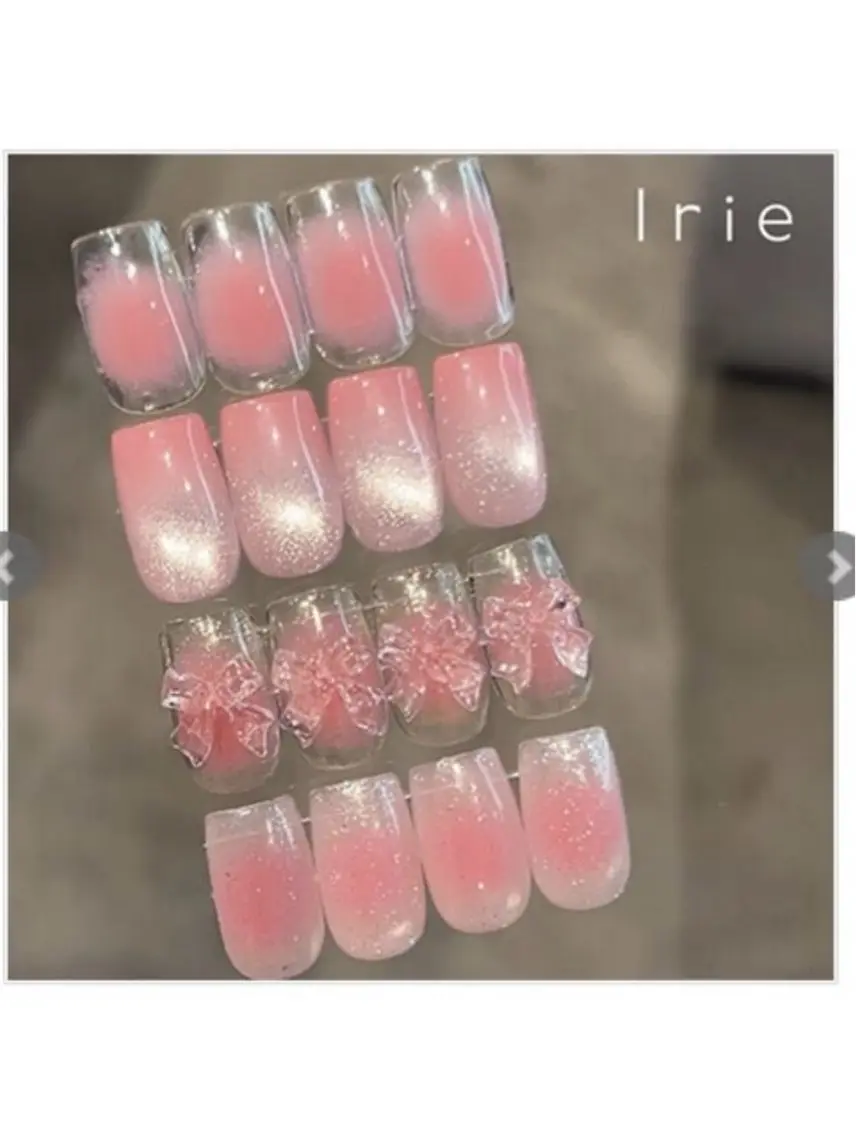 New!【チップ長さだし】トレンドチークネイル定額4種♪の写真
