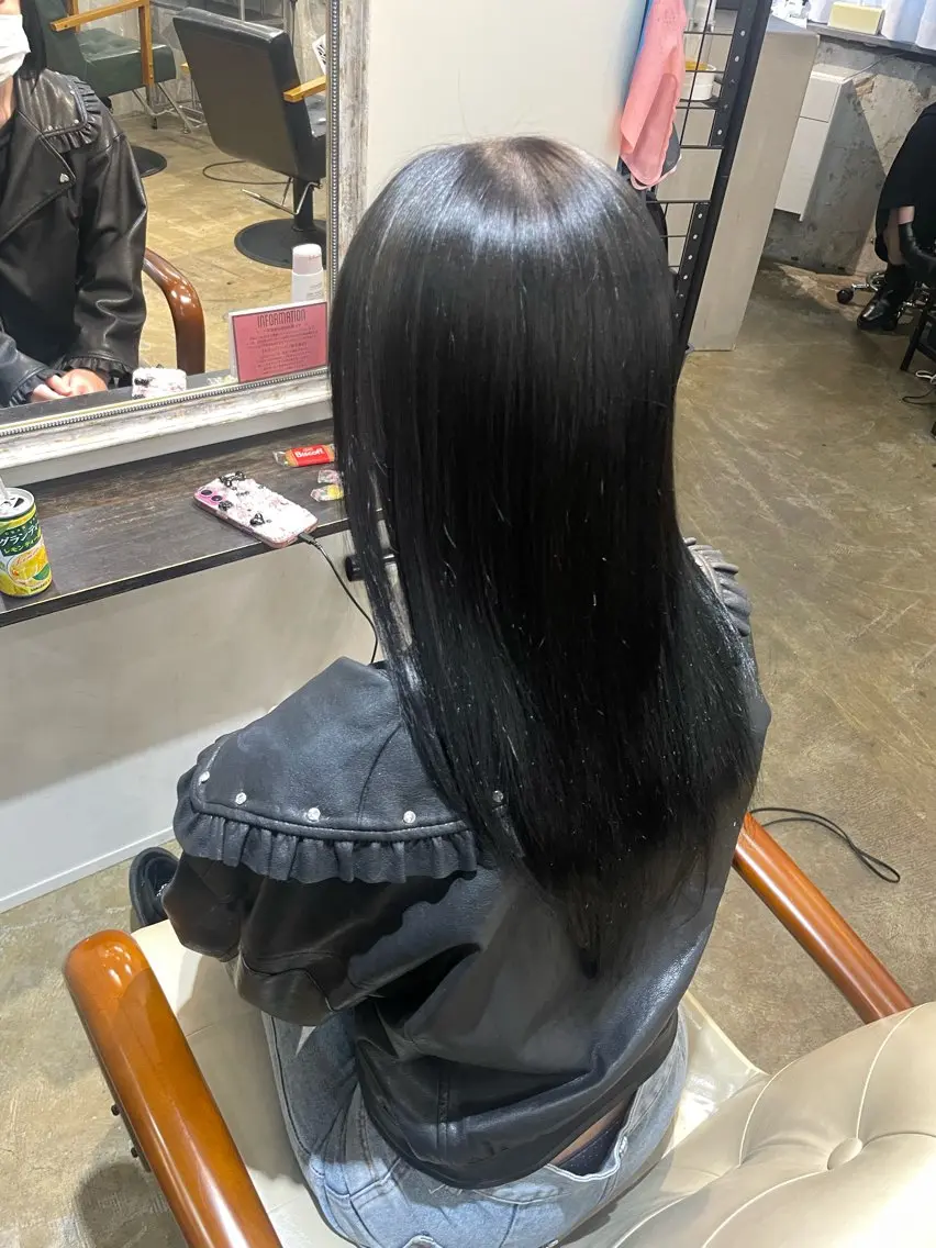 ロング トリートメント トリートメント ニュアンスカラー/ 🫧レミ(坊主)のヘアスタイル