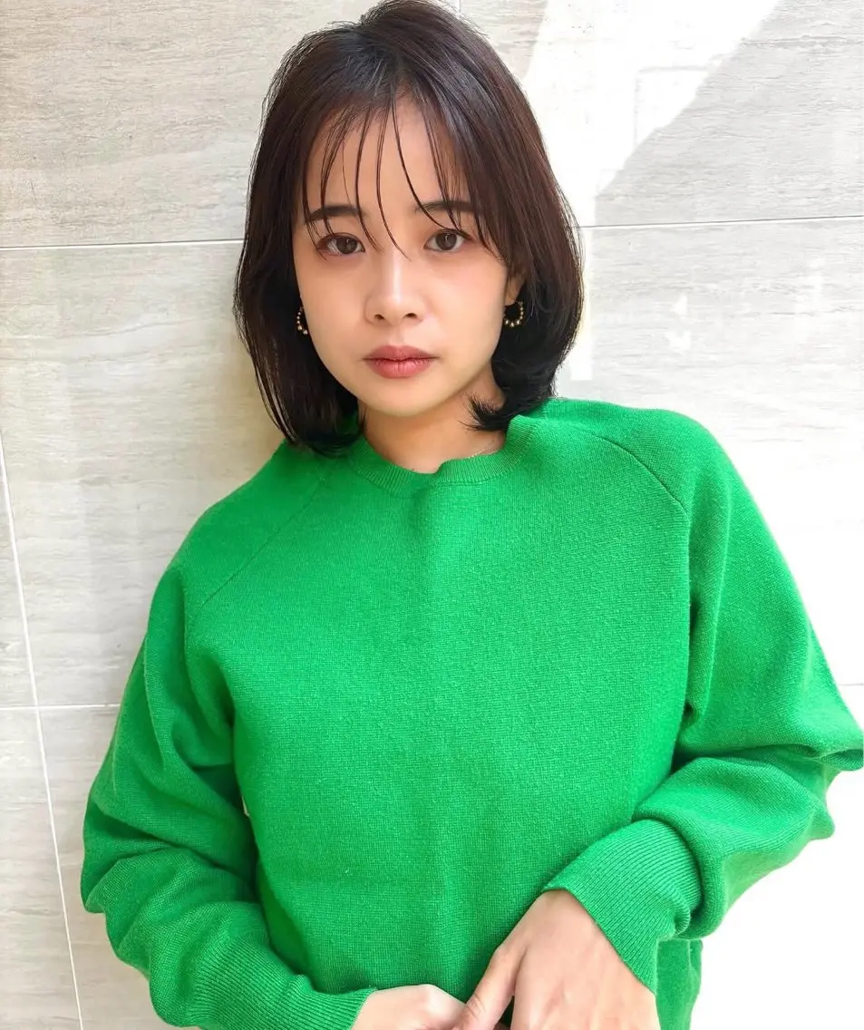 ショート 豊中／ボブスタイル 日向春喜のヘアスタイル