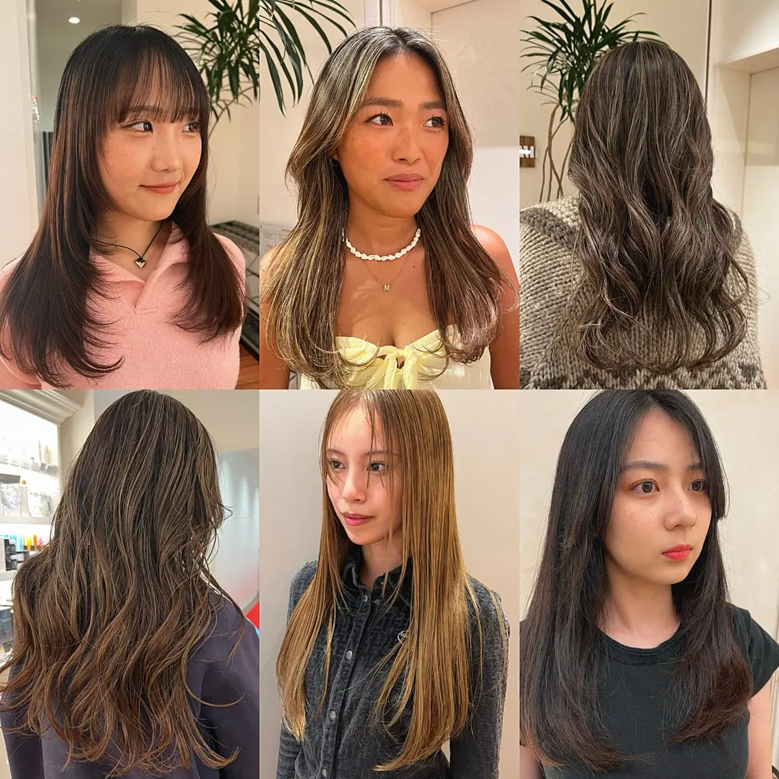 ロング カット トリートメント hikaru💘髪質 改善 透明感カラーのヘアスタイル