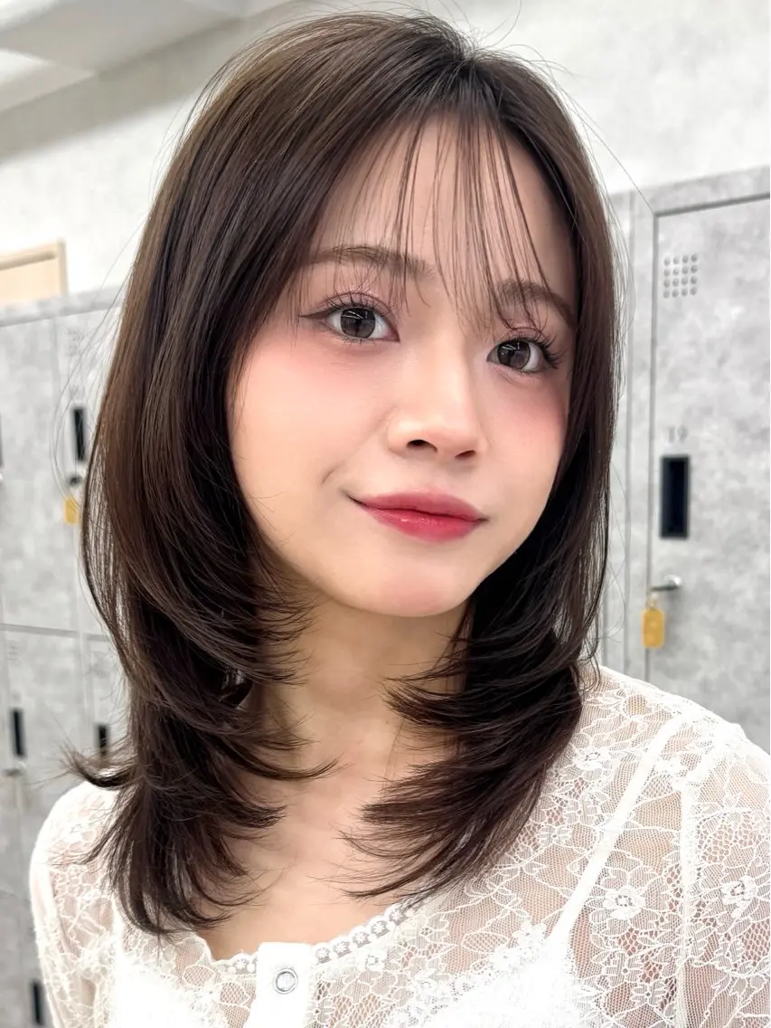 セミロング カット 似合わせカット/ レイヤーカット/新谷のヘアスタイル