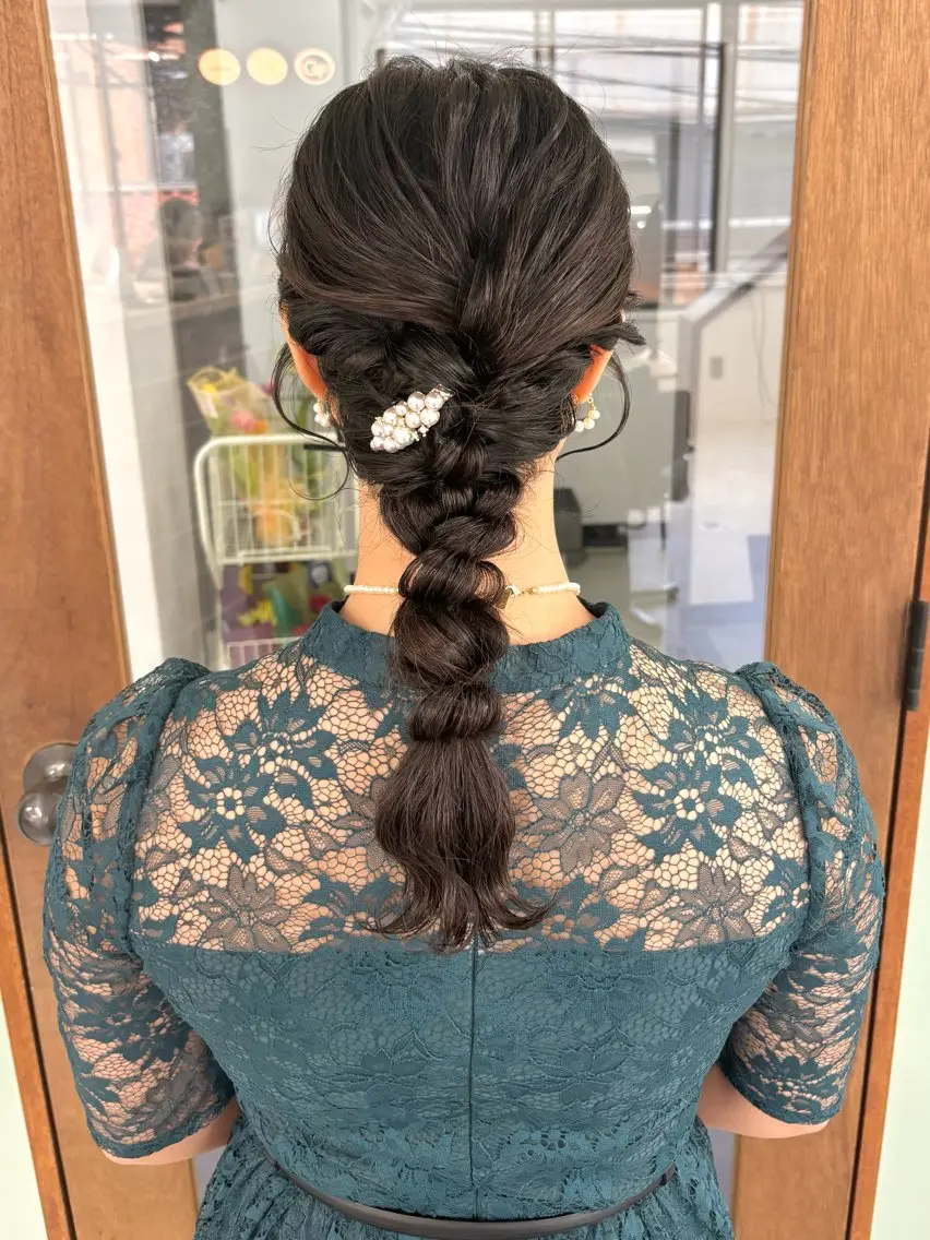 結婚式、パーティーヘアセット🥂💄の写真