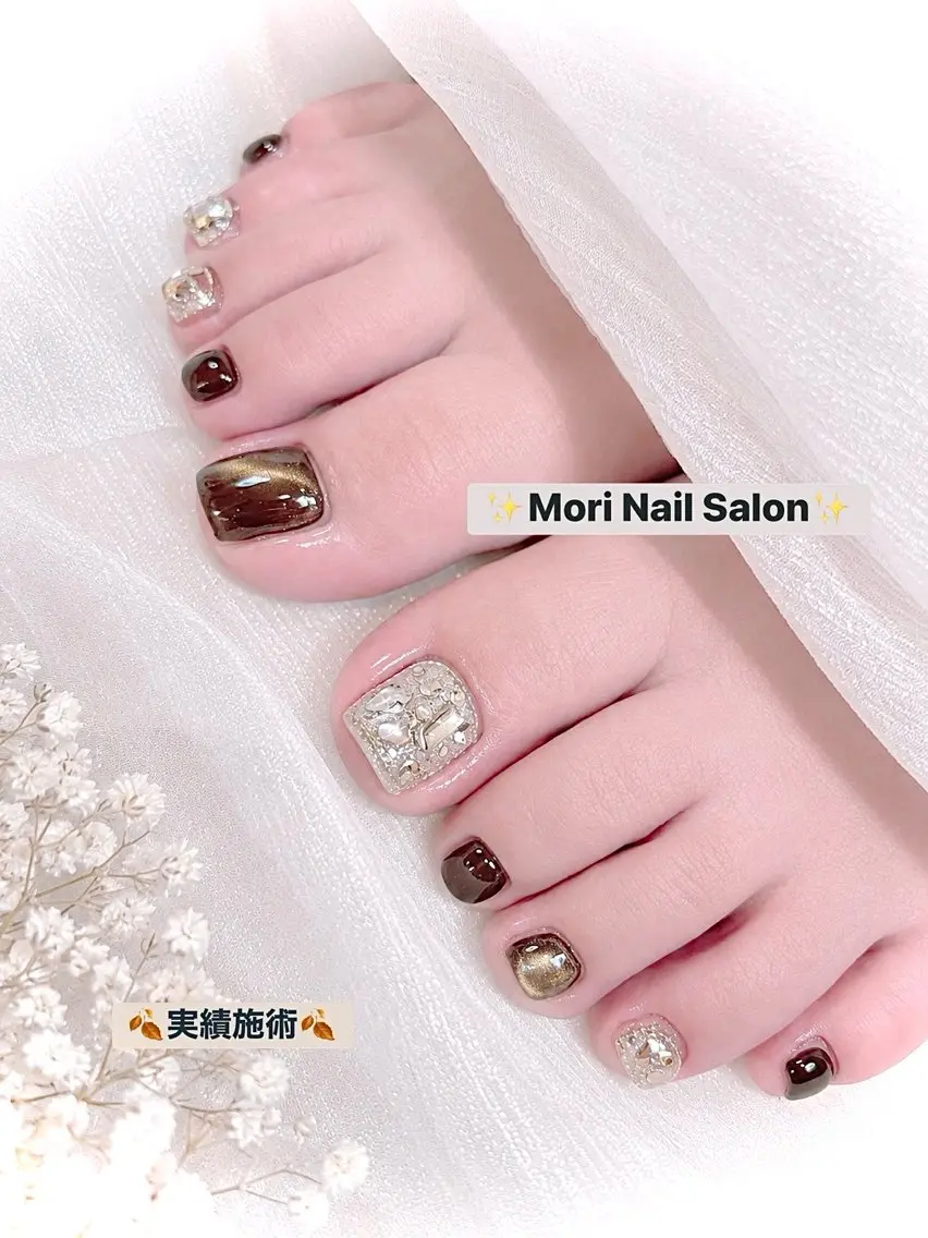 ネイル フットネイル MORI ネイル SALONのネイルデザイン