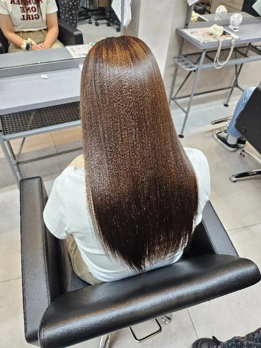 ロング 縮毛矯正 ️🫧髪質改善/縮毛 矯正/寺西紗友望🫧のヘアスタイル