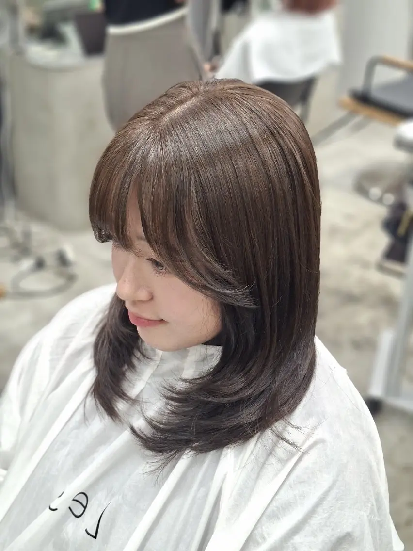 カラー ヘアカラー 今岸 寛子のヘアスタイル