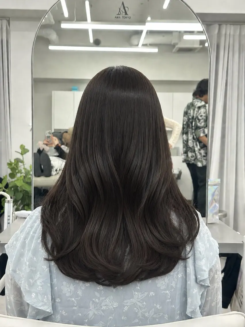 カラー ヘアアレンジ 韓国ヘア🤍 ゆうなのヘアスタイル