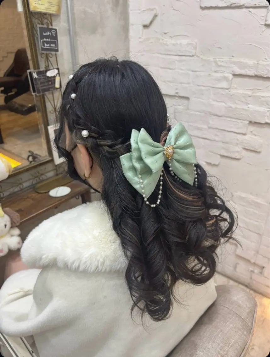 ロング ヘアアレンジ ヘアセット 中村 優花のヘアスタイル