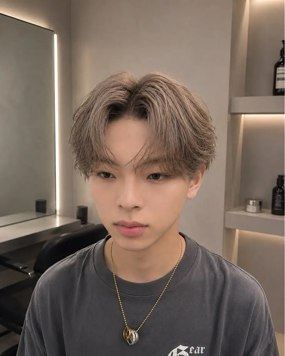 メンズヘアセットの写真