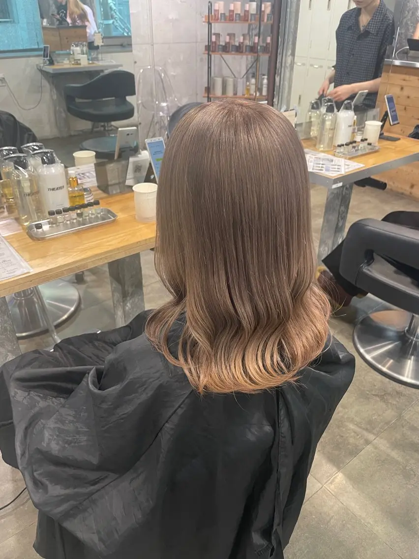ミディアム カラー ヘアカラー トリートメント 💕MAYUKA💕 レイヤー/ブラウンのヘアスタイル