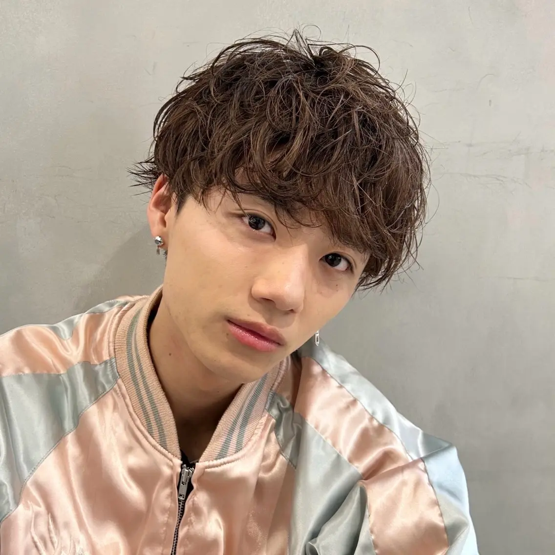 カラー パーマ メンズ カット ヘアカラー メンズ清潔感のプロ 💈メンズパーマ藤田のヘアスタイル