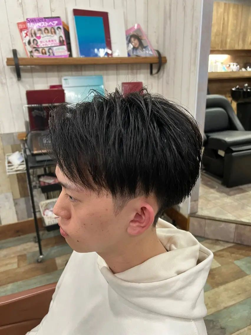 ショート メンズ 刈り上げ 八尾メンズ特化 スタイリスト竜也のヘアスタイル
