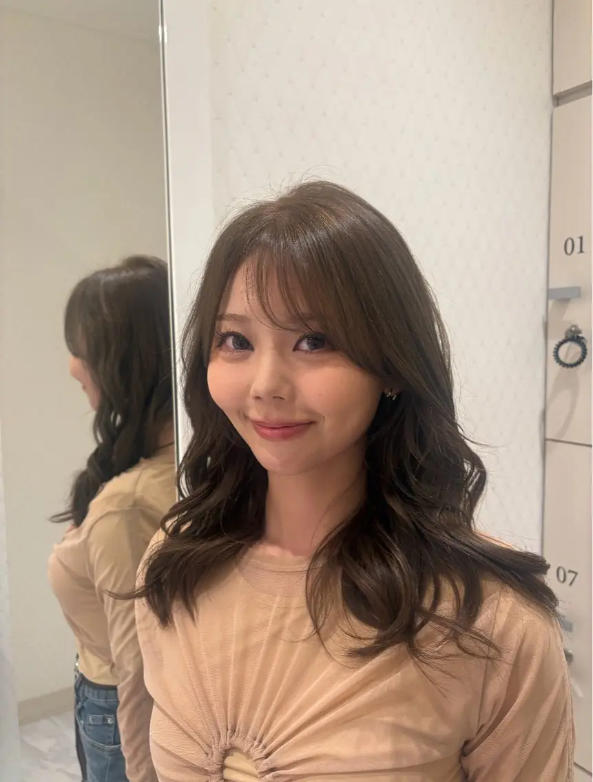 ロング カラー レイヤーカット/ YUZUYU🎀のヘアスタイル