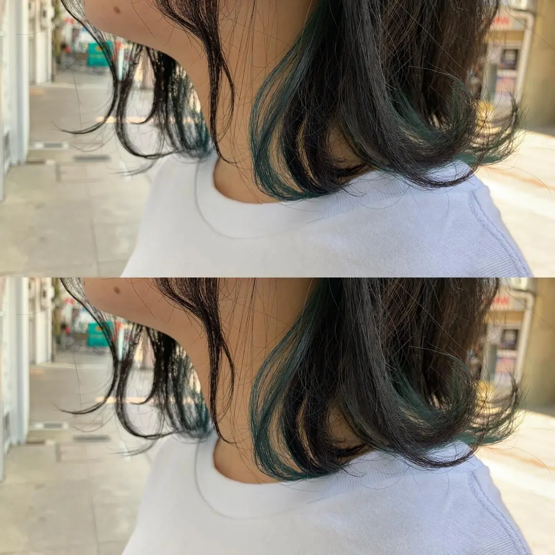 カラー 中門 玲那のヘアスタイル