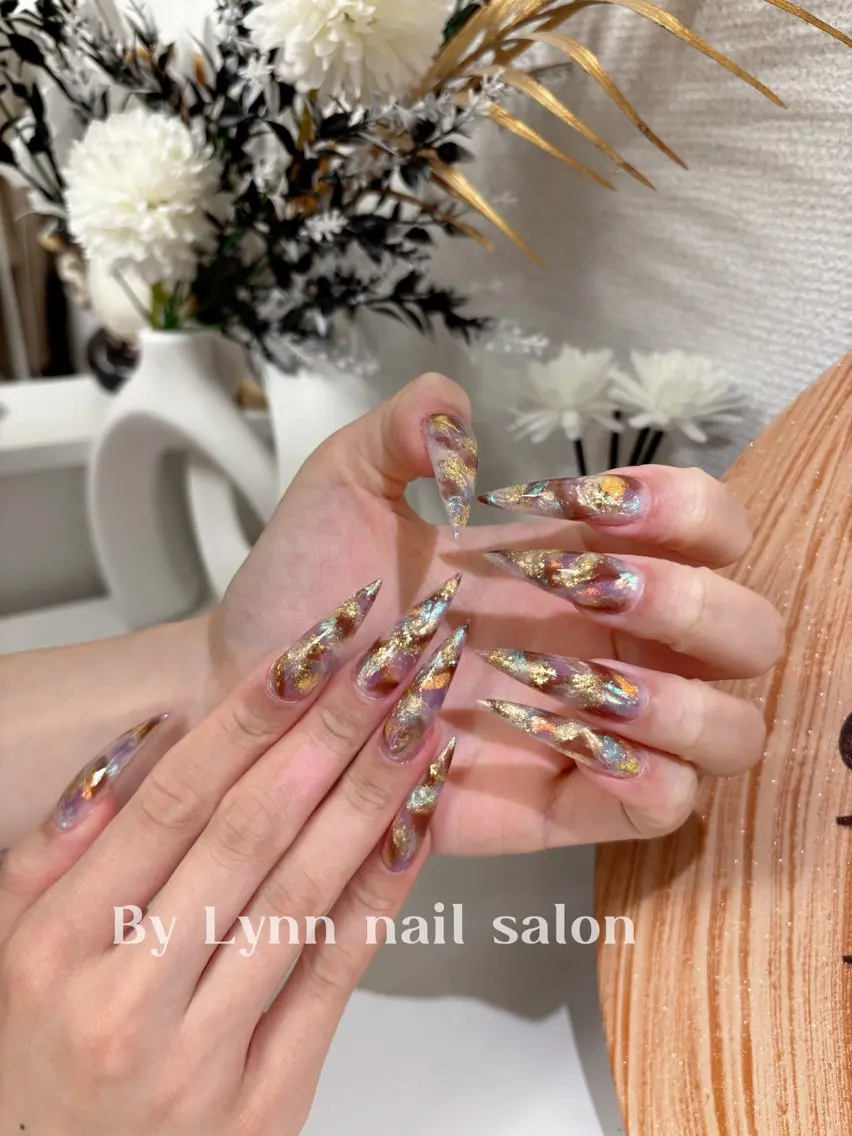 ネイル 桜ネイル フットネイル フレンチネイル グラデーション 氷ネイル・うるうるネイル Lynn_ Nailのネイルデザイン