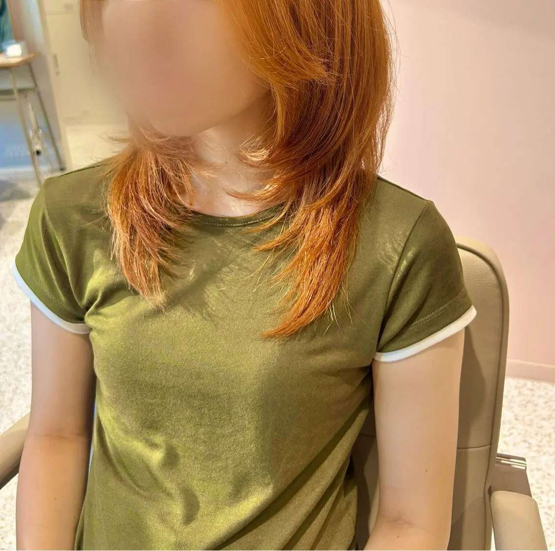 ミディアム 海外風レイヤーカット ✨️MOMOEのヘアスタイル