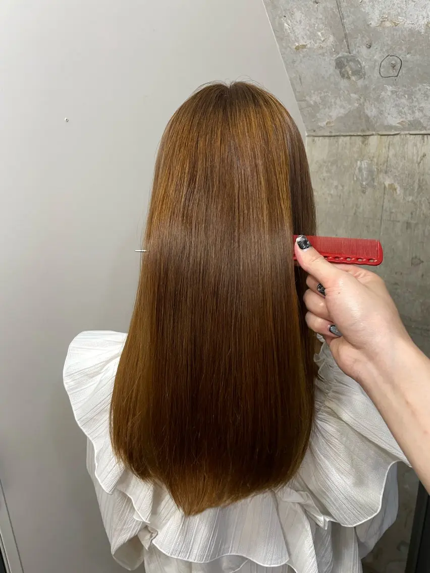 ロング トリートメント トリートメント ニュアンスカラー/ 🫧レミ(坊主)のヘアスタイル