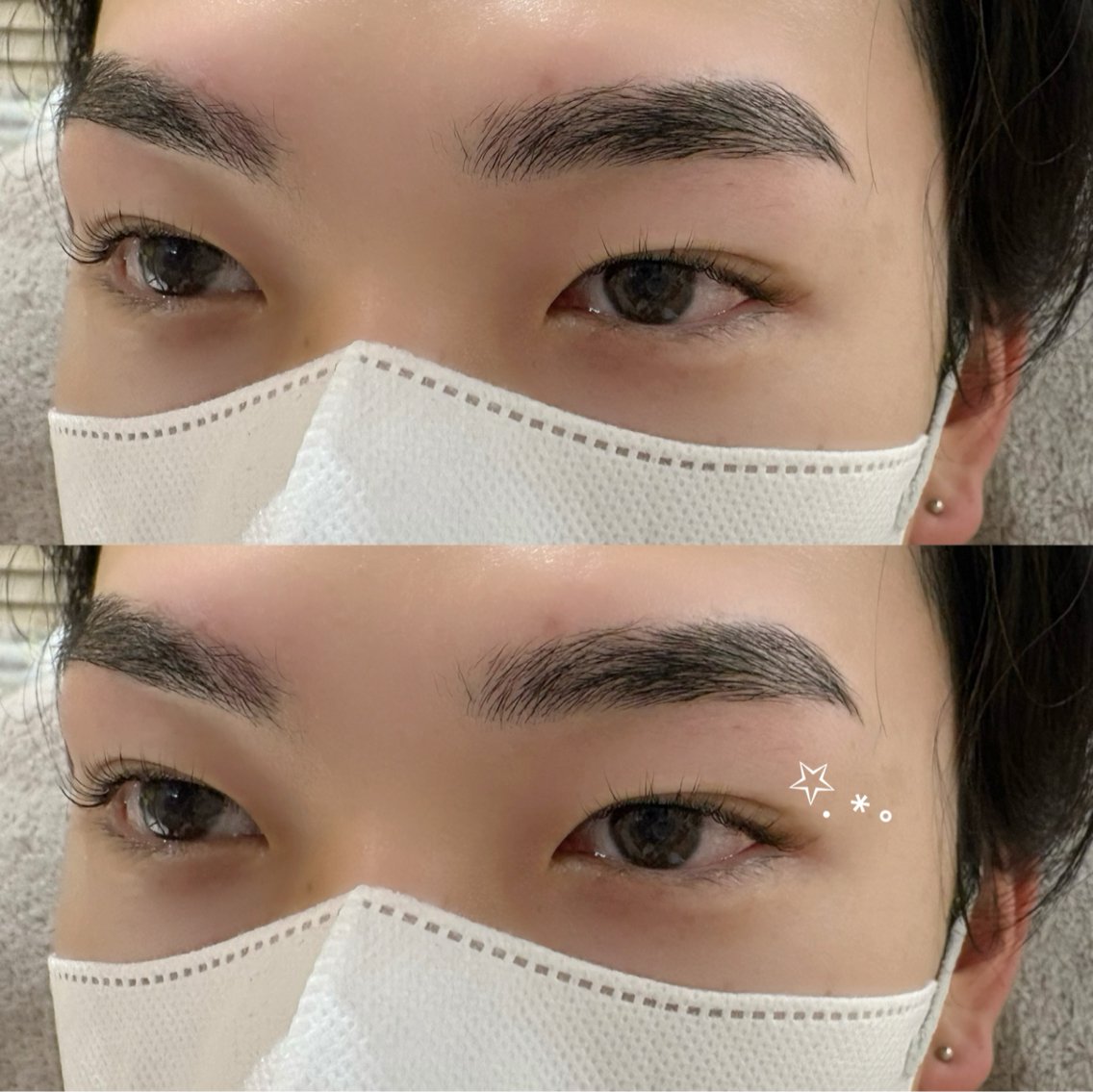 マツエク・マツパ ナチュラル 一重×まつ毛パーマ 荘司 渚紗のマツエク・マツパデザイン