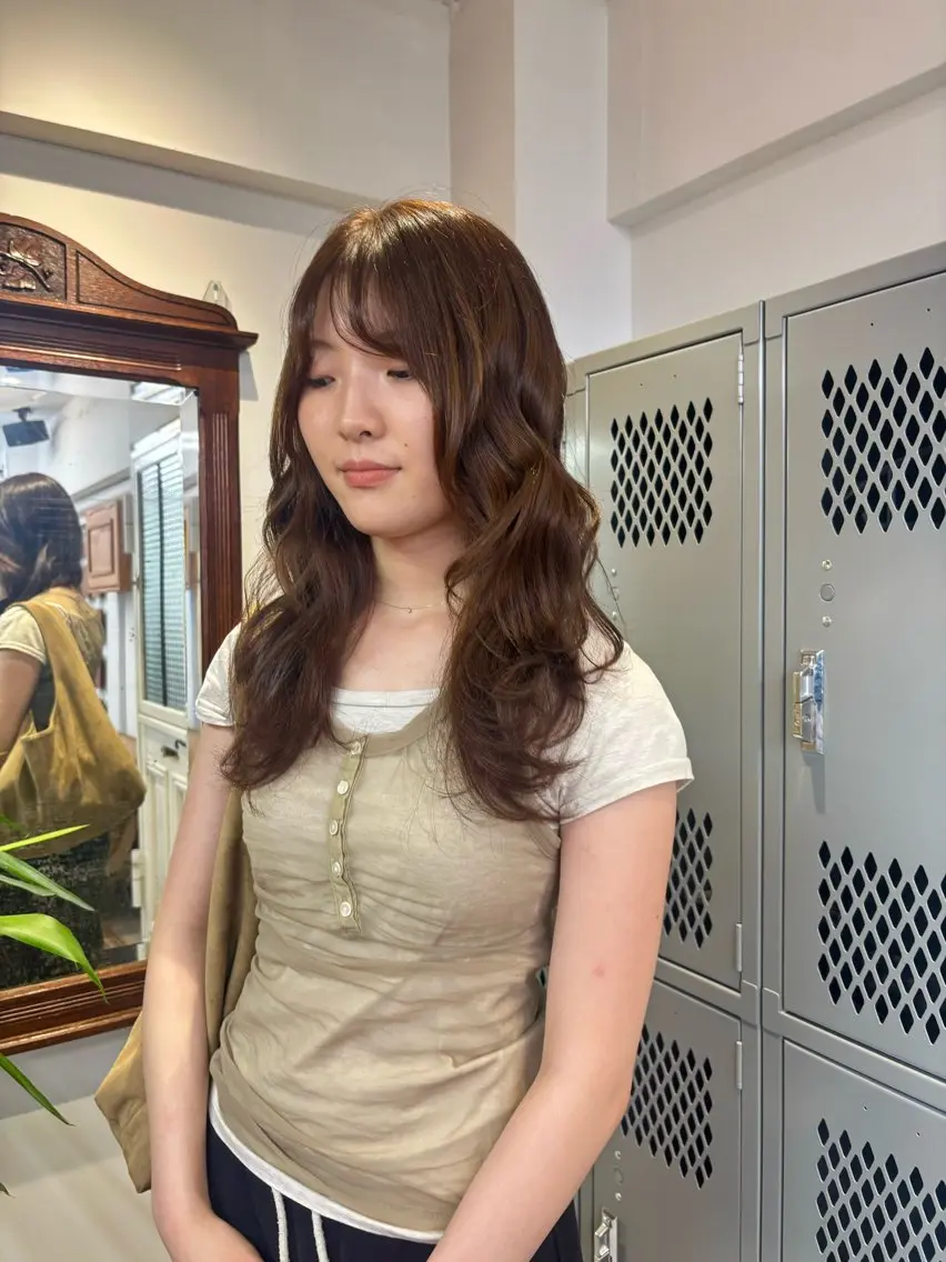ロング カラー sakura/抜け感 ⭐︎透明感hairのヘアスタイル