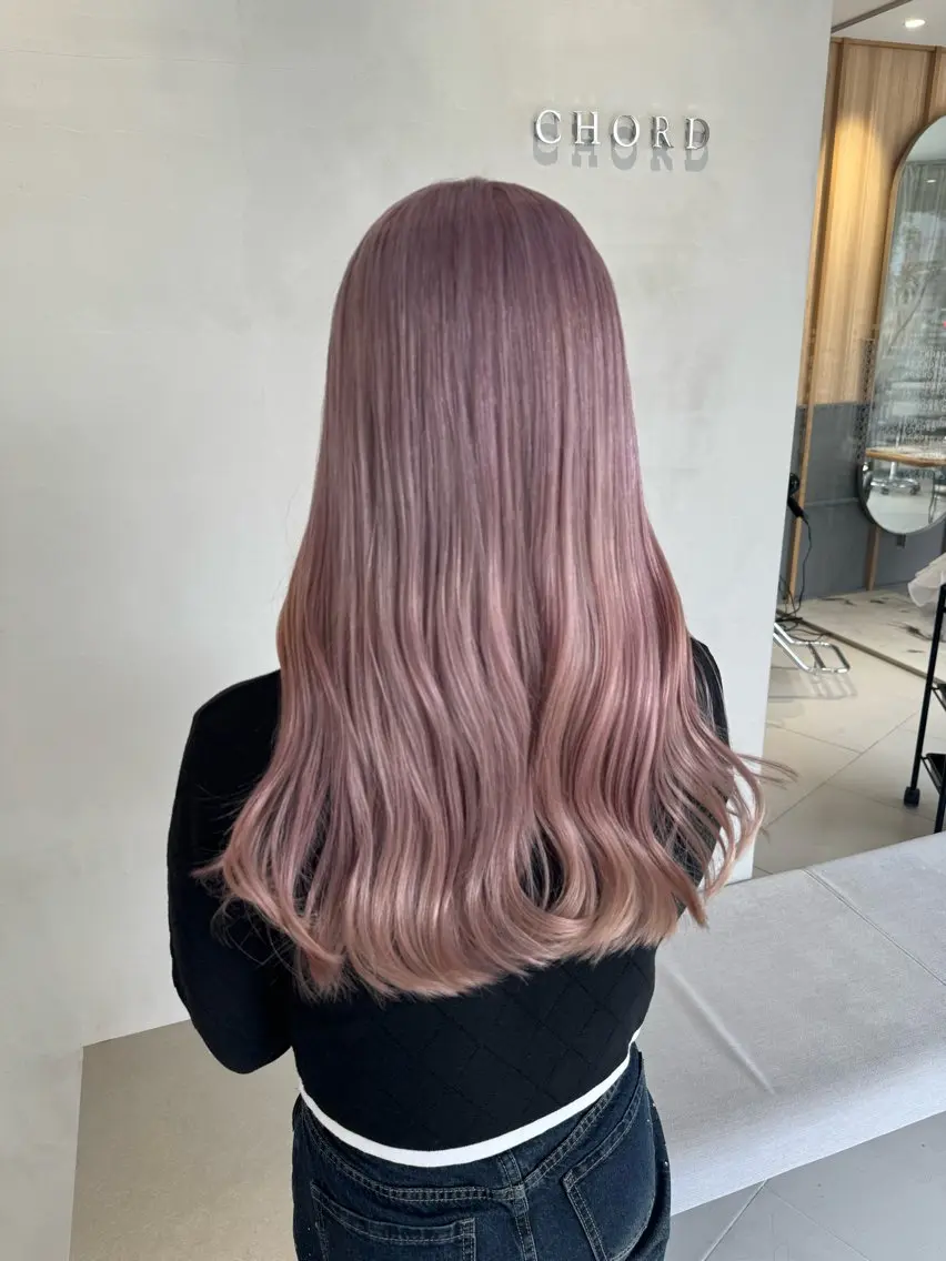 ロング パープルカラー ✨🩵波多野 来実🩵✨のヘアスタイル