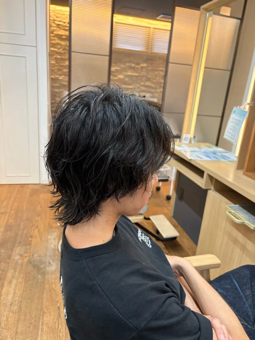 パーマ メンズ メンズパーマ カット パーマ メンズ✨パーマ 大室雄基のヘアスタイル