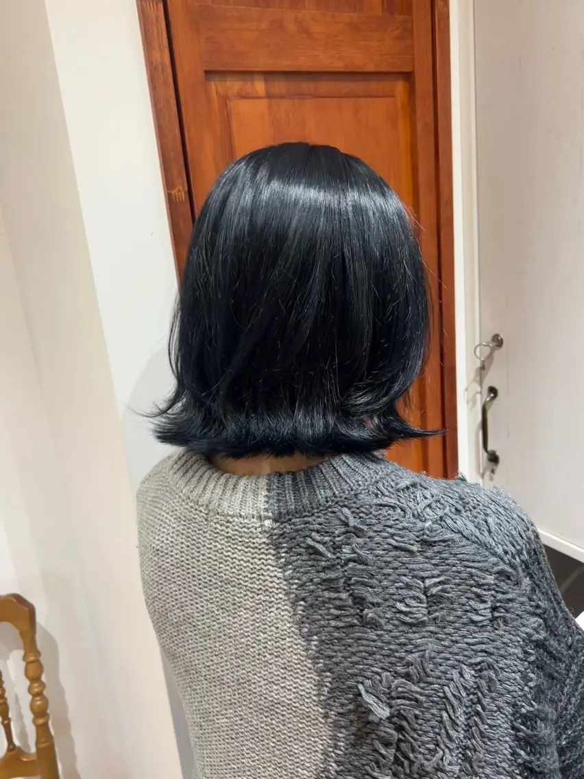 ミディアム カラー 🥀韓国ヘア🥀 宮津真菜のヘアスタイル