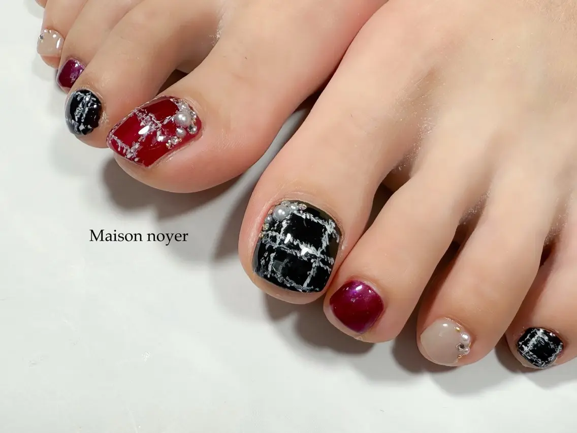 ネイル フットネイル Maison noyerのネイルデザイン