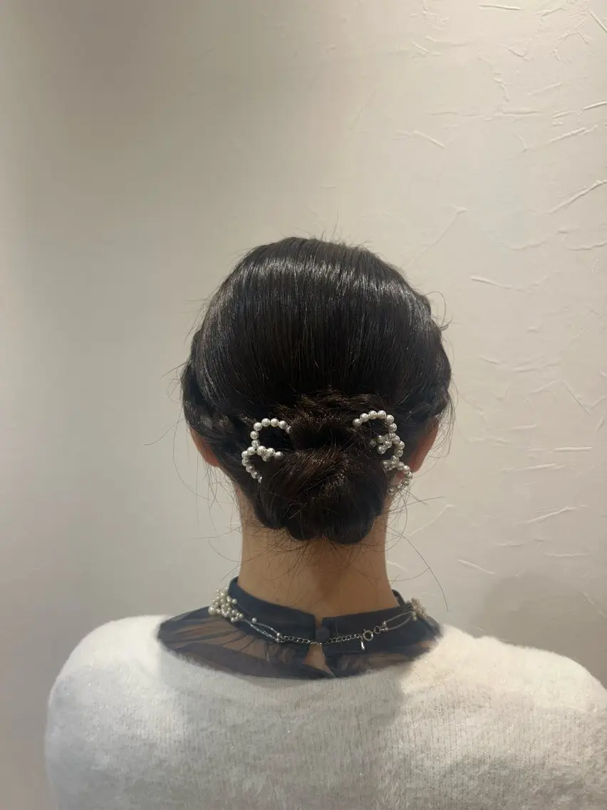 ヘアアレンジ カット ヘアセット 🖤韓国風顔周り / TAMAMI🖤のヘアスタイル