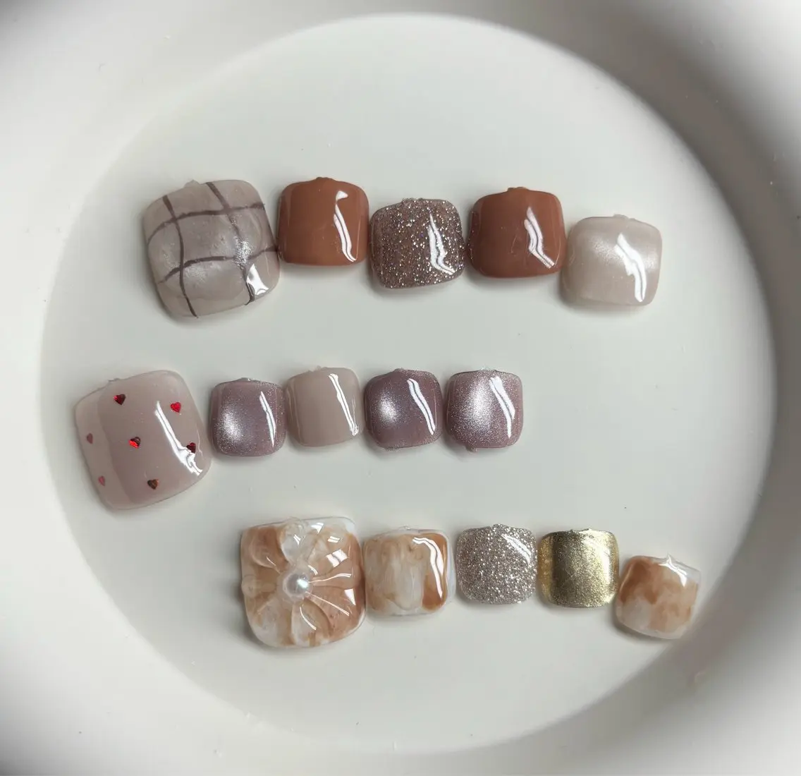 ネイル フットネイル フットネイル aoz asukaのネイルデザイン