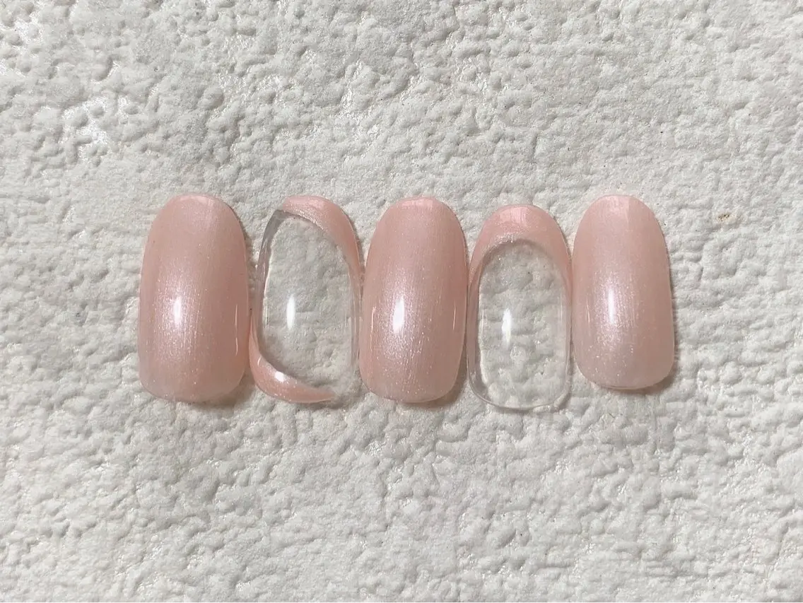 ネイル オーロラネイル フットネイル フレンチネイル ジェルネイル 韓国ネイル ハンドネイル kiki nail &brow二子玉川のネイルデザイン