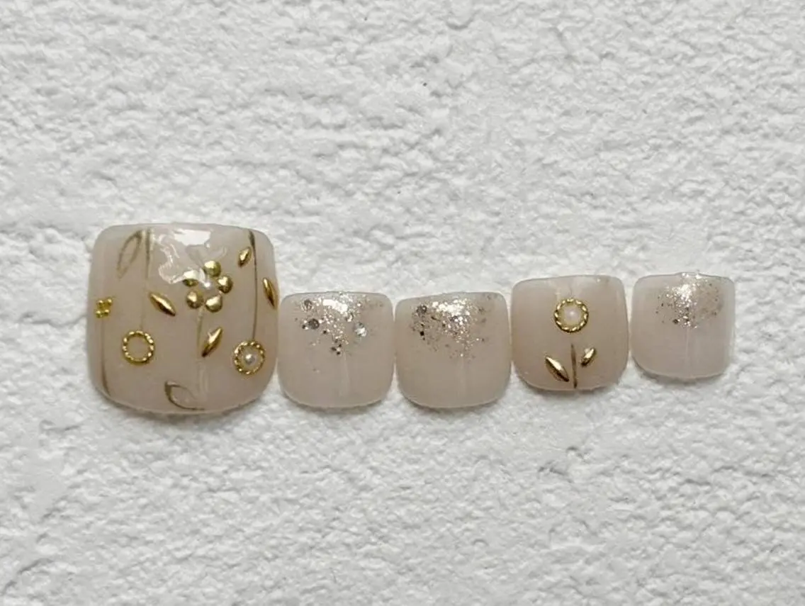 ネイル フットネイル トップネイリスト Ribbon立川店のネイルデザイン
