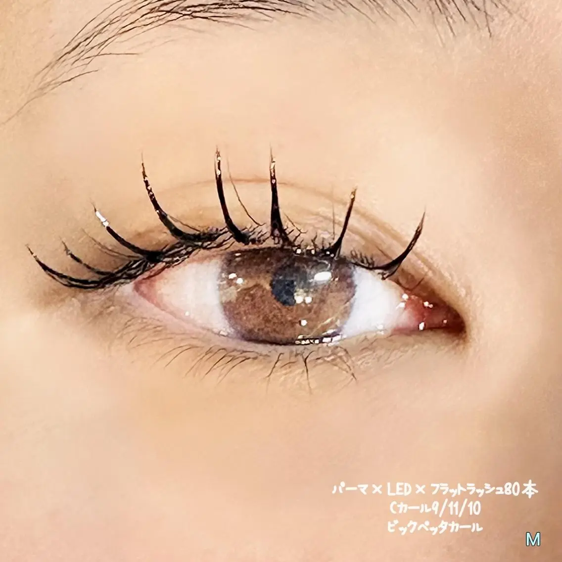 マツエク・マツパ マツエク ai__lash__ artistのマツエク・マツパデザイン
