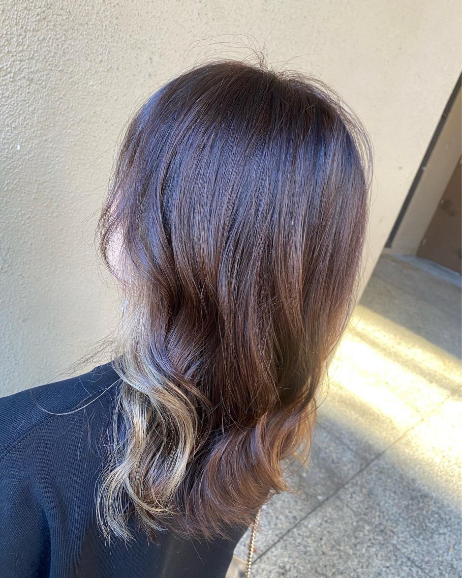 セミロング カラー インナーカラー ヘアカラー トリートメント GAKU【メンズ カット/パーマ】のヘアスタイル