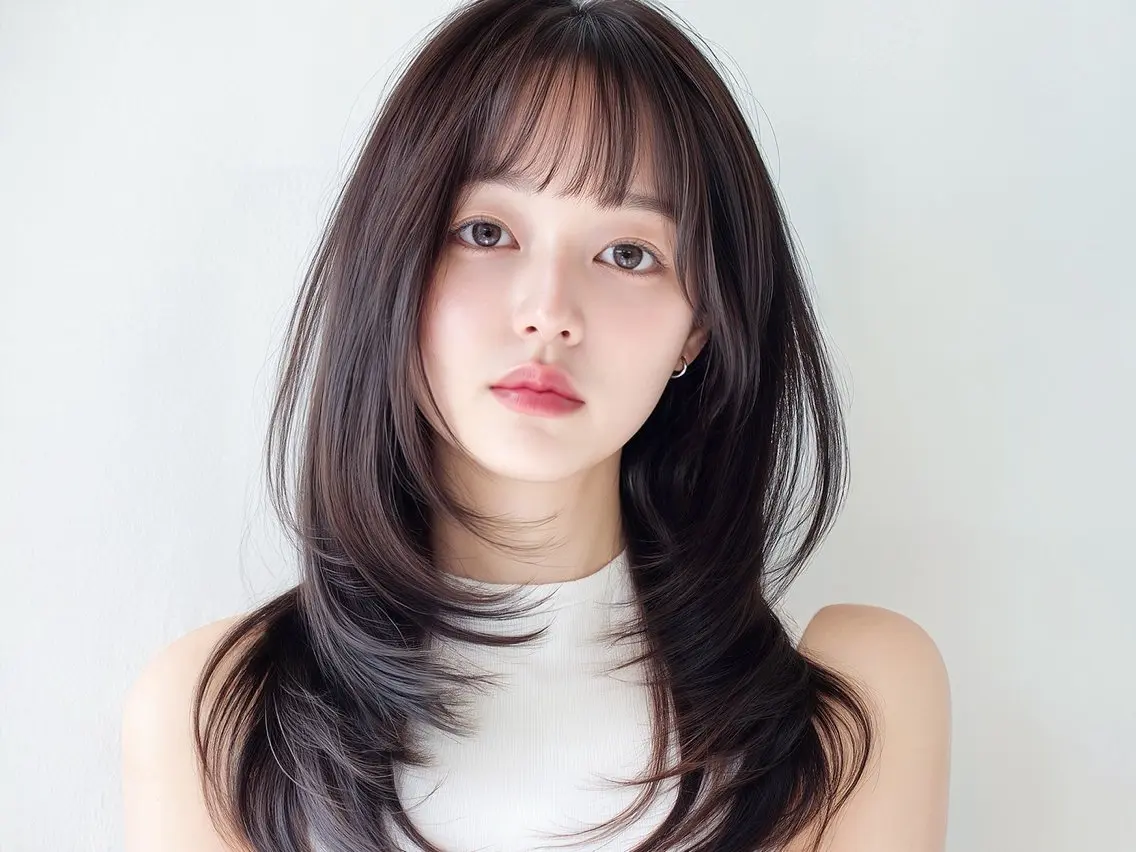 ロング 由谷 祥伍のヘアスタイル