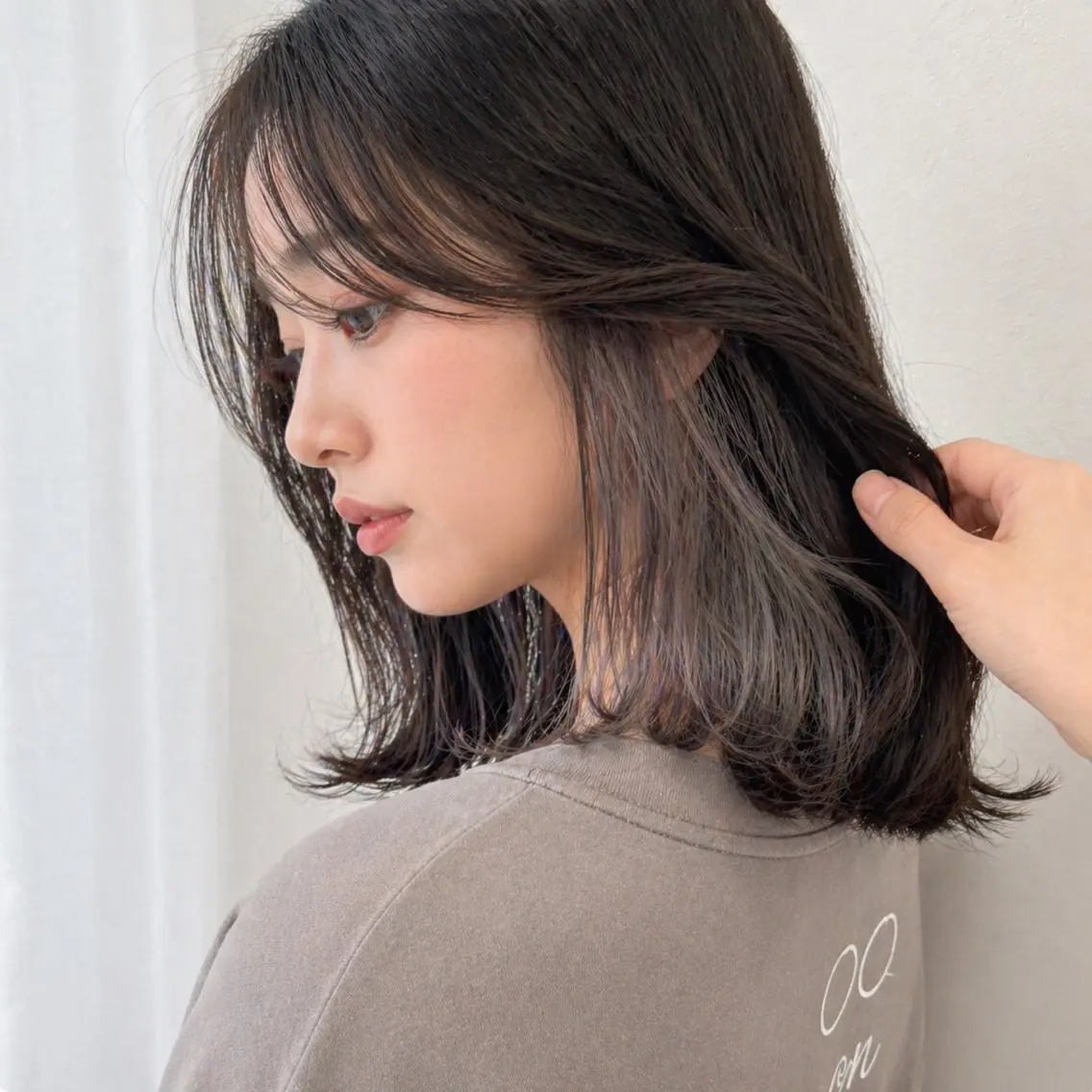 ミディアム カラー ヘアカラー 𖧷 ⁺. 大人ヘア Yui 𓂃𓈒𓏸のヘアスタイル