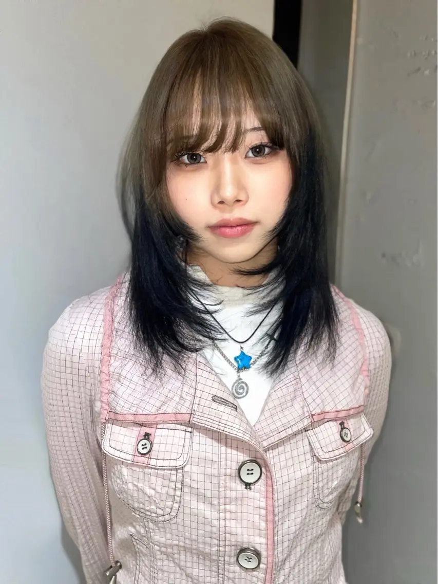 ミディアム レイヤーカット シャギー レイヤー特化 🎵kouki🎶のヘアスタイル