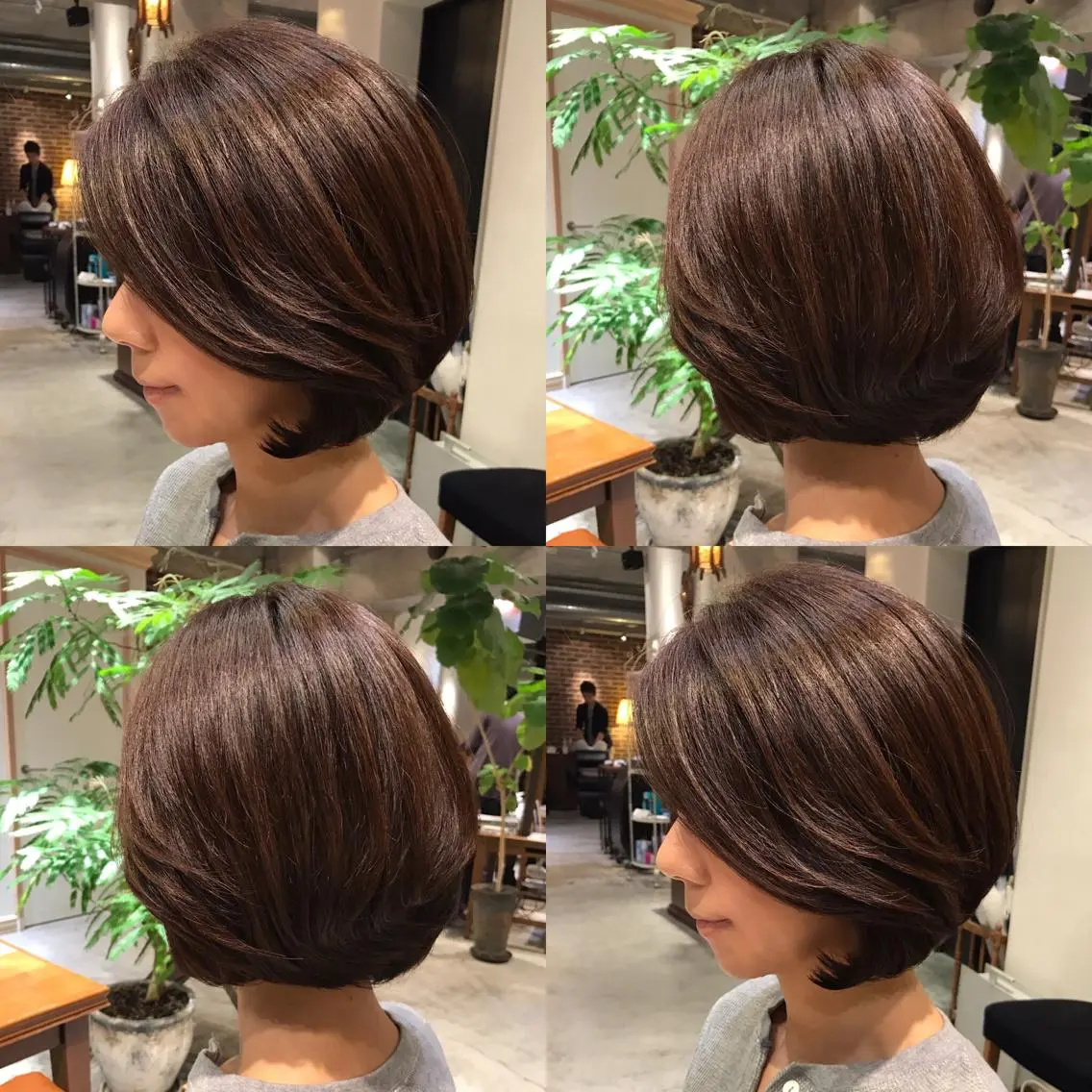 ミディアム カラー ヘアアレンジ グラデーションカラー ボブ 小林 佳祐のヘアスタイル