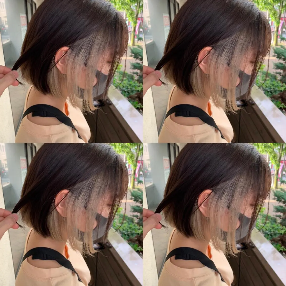 ショート カラー ヘアカラー トリートメント 艶髪・酸性ストレート フリツのヘアスタイル