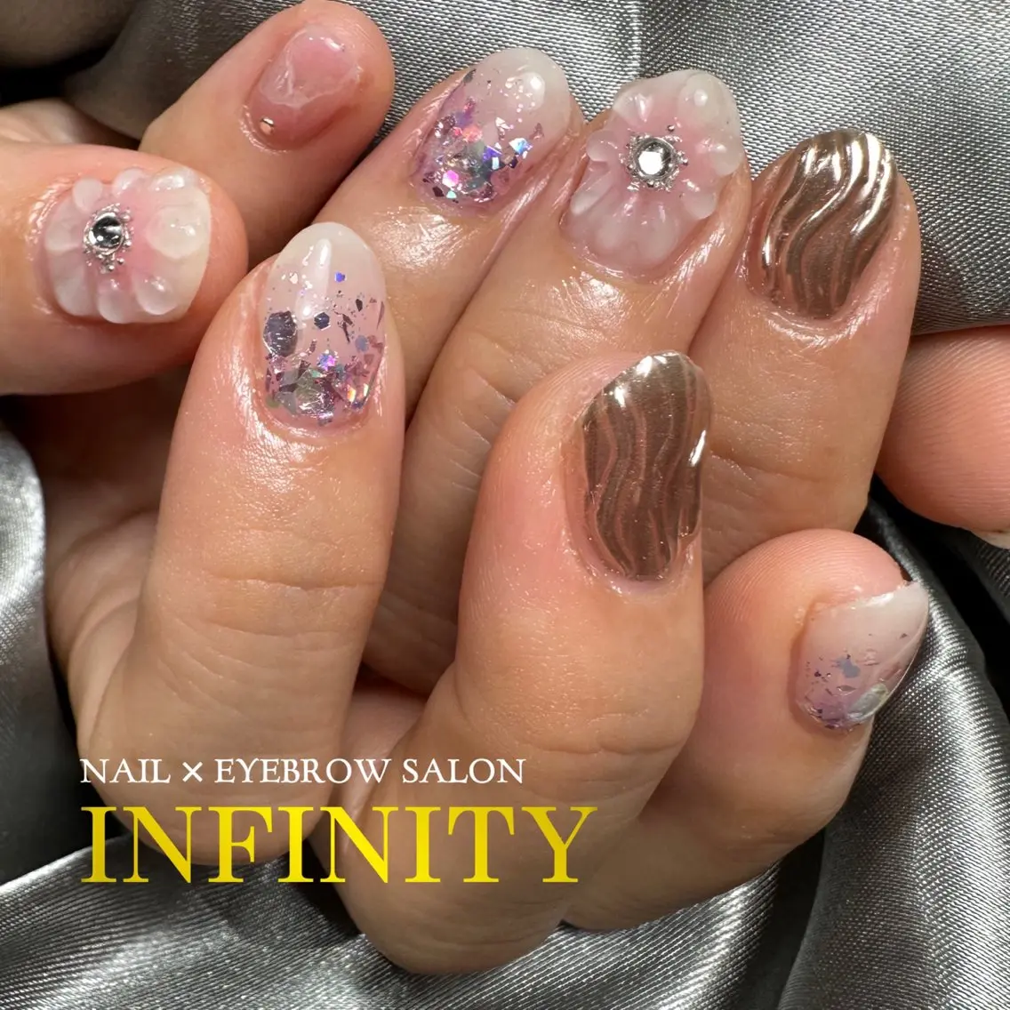 ネイル ニュアンスネイル INFINITY Sachiのネイルデザイン