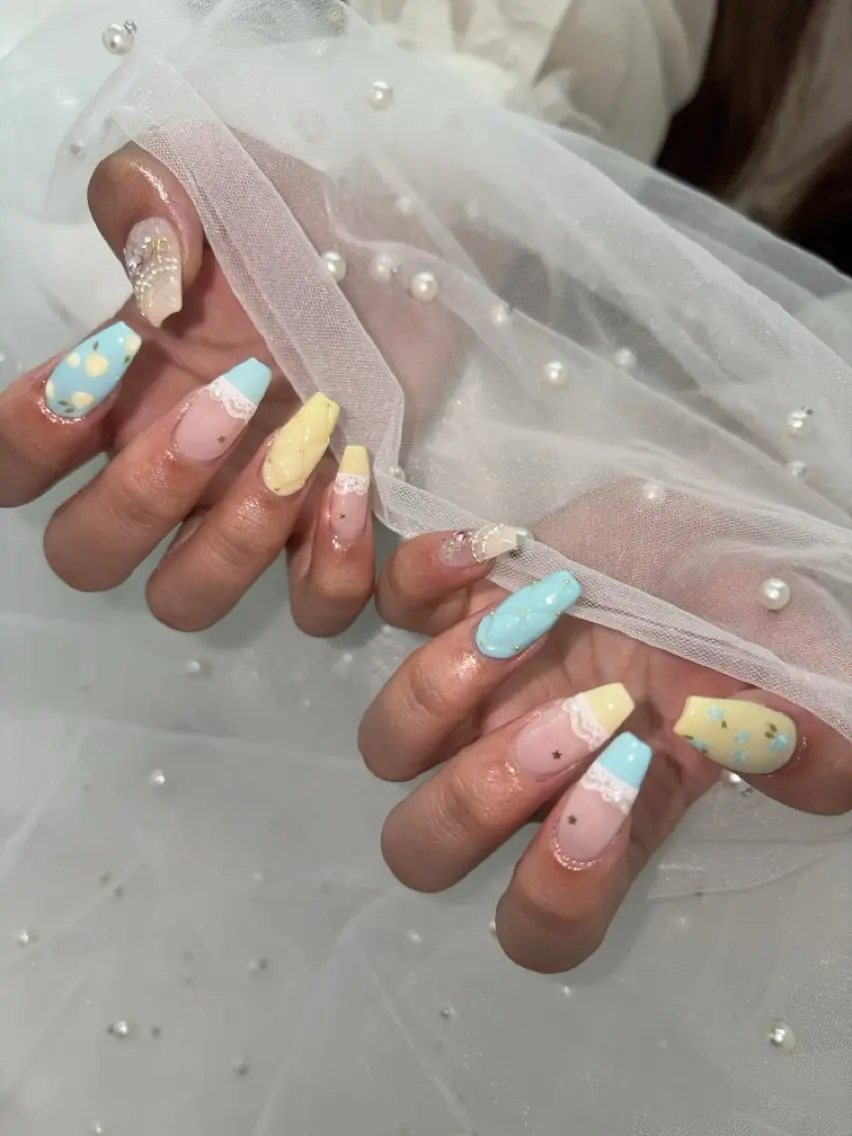 ネイル ハンドネイル Mermaid Nail♡Akariのネイルデザイン