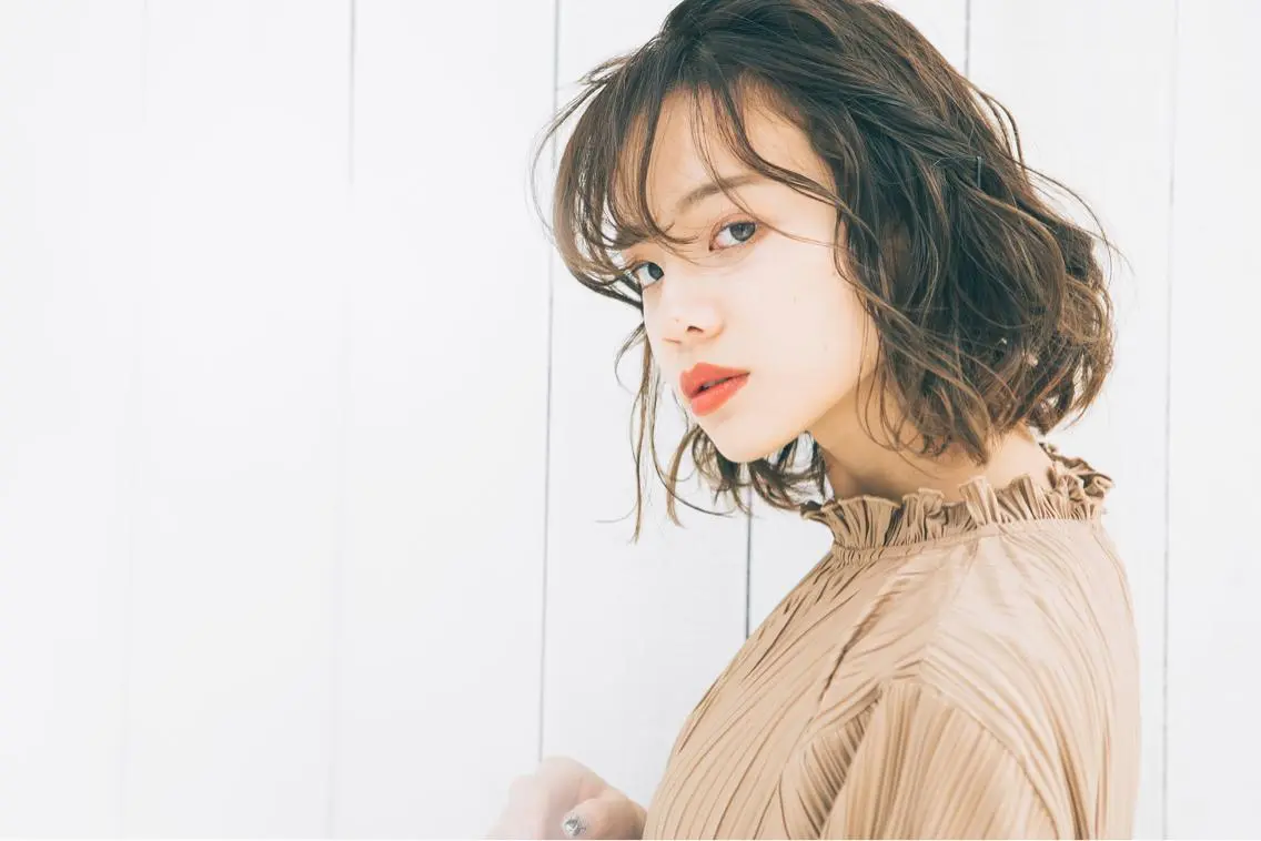 ショート カラー パーマ ヘアアレンジ 【全席個室サロン】 NUMBER 天王寺のヘアスタイル