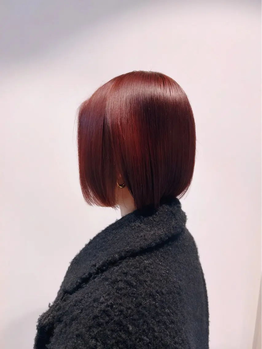 ミディアム カラー ︎︎︎︎☁schon カリン ︎︎☁のヘアスタイル