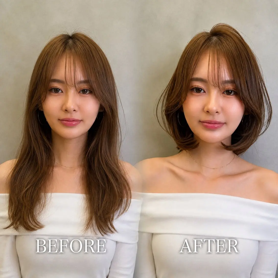 ミディアム カラー カット 縮毛矯正 トリートメント 🩷小川大輔🩷 ボブ/インナーカラーのヘアスタイル