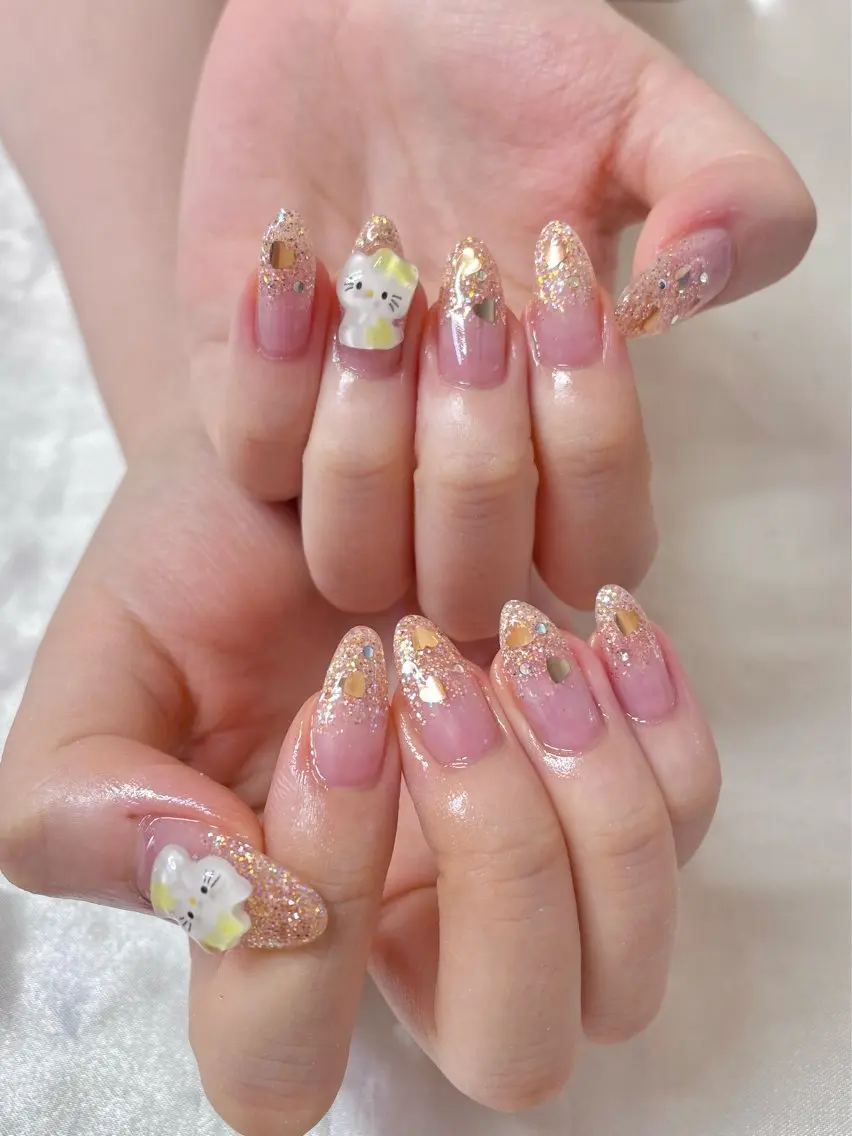 ネイル 長さ出し ハンドネイル RUMI nailのネイルデザイン