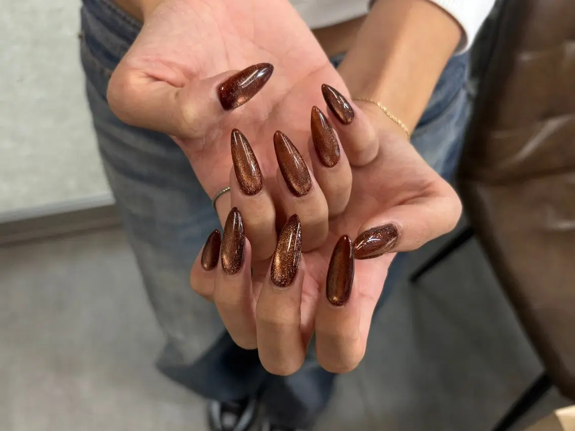 ネイル マグネットネイル ハンドネイル 7looks ayakaのネイルデザイン