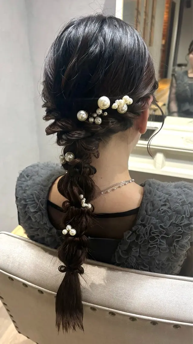ロング ヘアアレンジ mimi 🌟のヘアスタイル