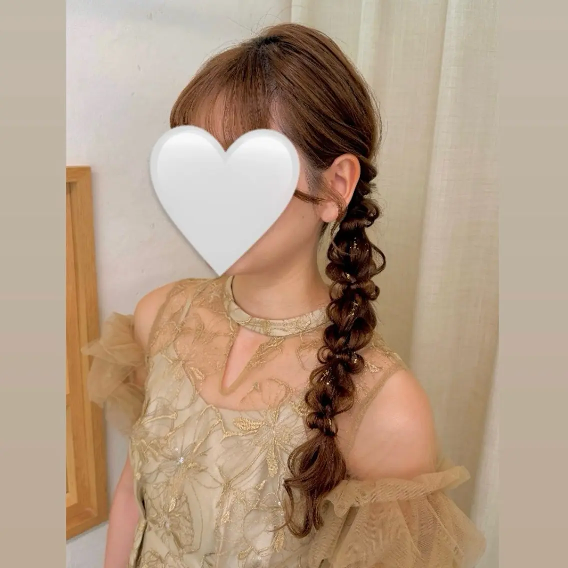 ロング ヘアアレンジ 結婚式・ブライダル デート ヘアセット 褒められヘアメイク /ボブ女子🐶みおのヘアスタイル