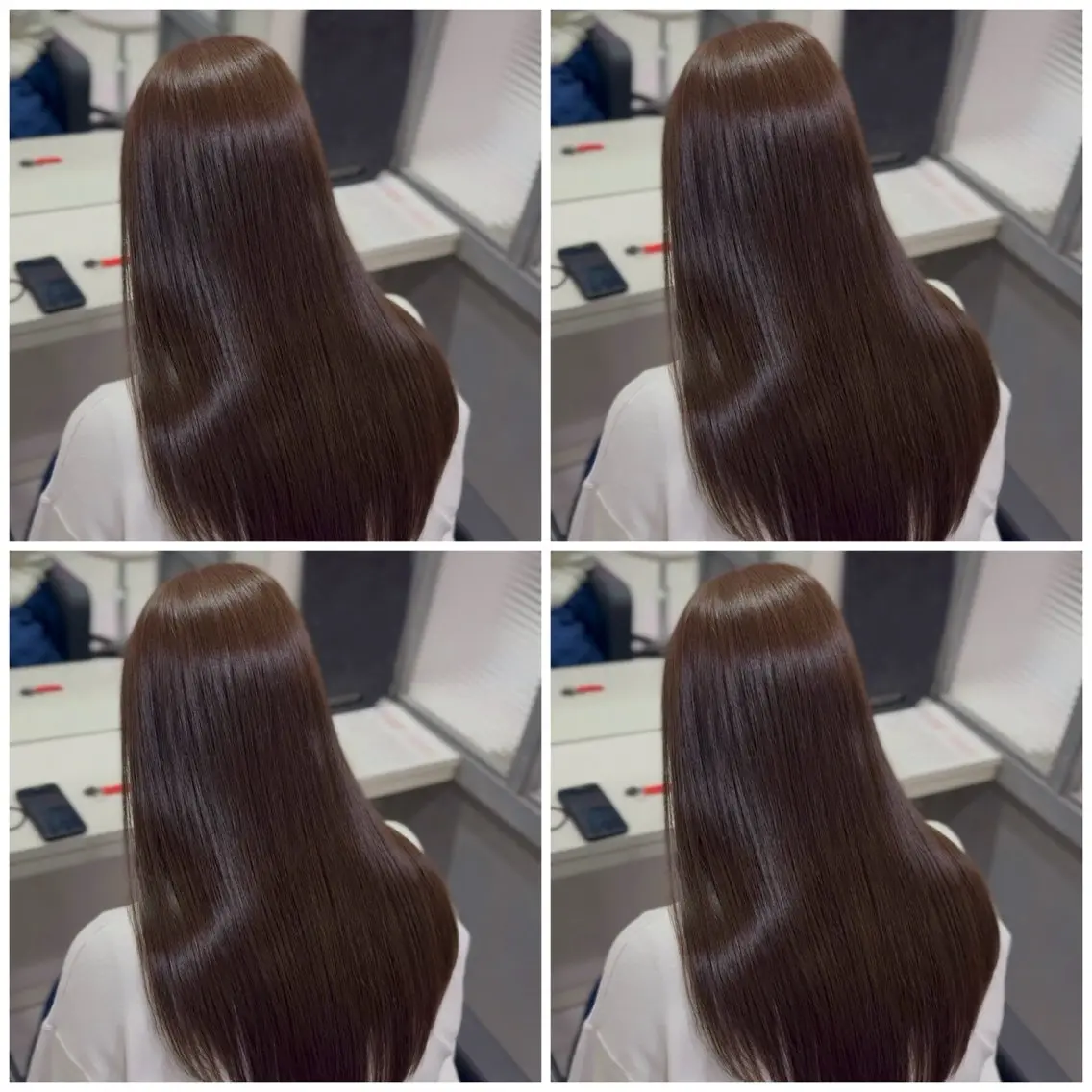 ロング カラー 髪質改善 艶髪矯正 エクステ かいり✂️のヘアスタイル
