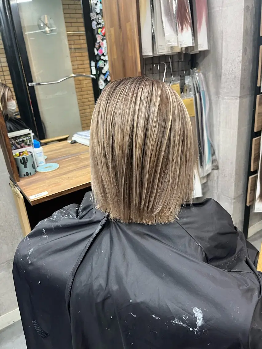 ショート レイヤーカット LAFF きよののヘアスタイル