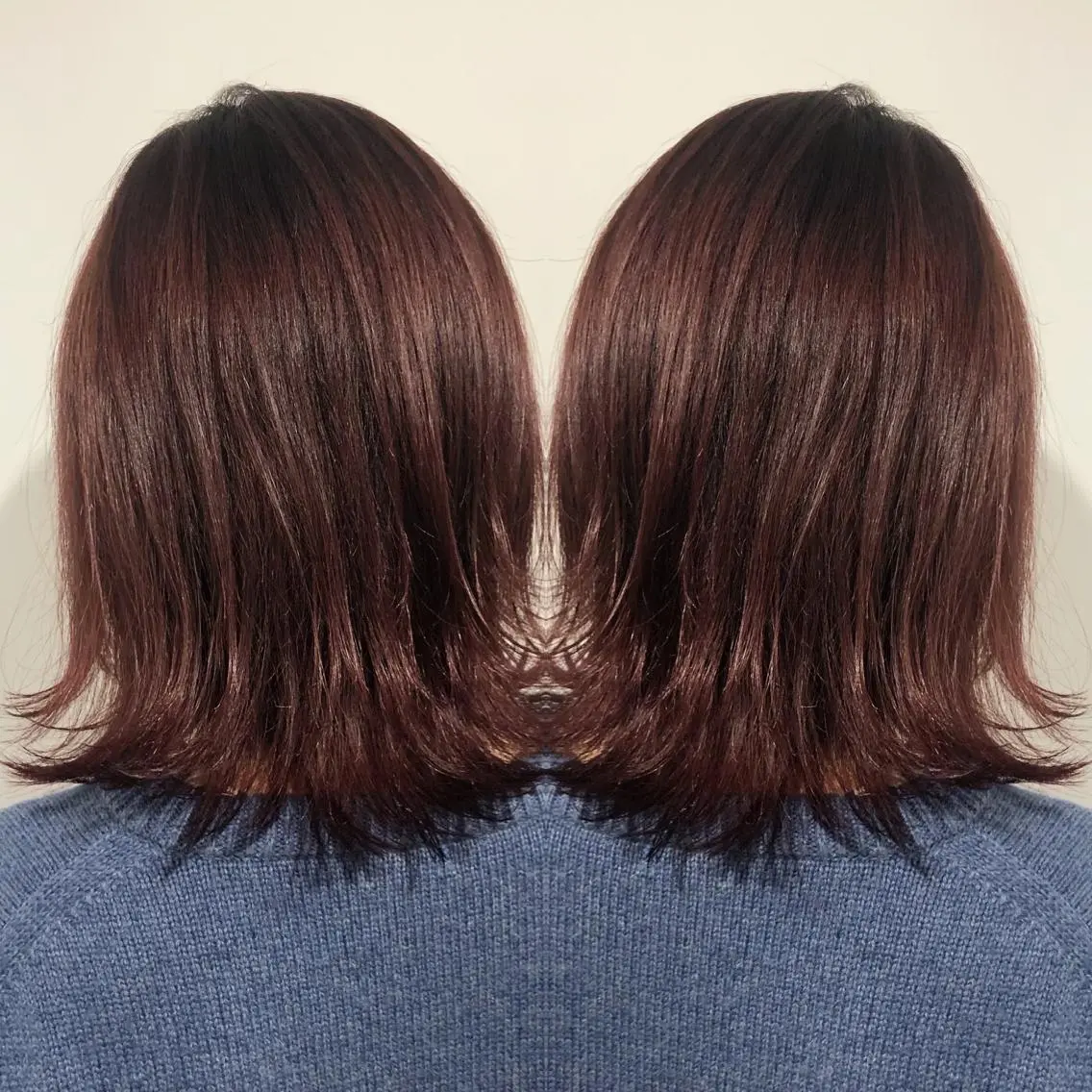 ミディアム カラー ベージュカラー ピンクカラー ピンクベージュ カット ヘアカラー トリートメント ブリーチ特化 梅田本多翔のヘアスタイル