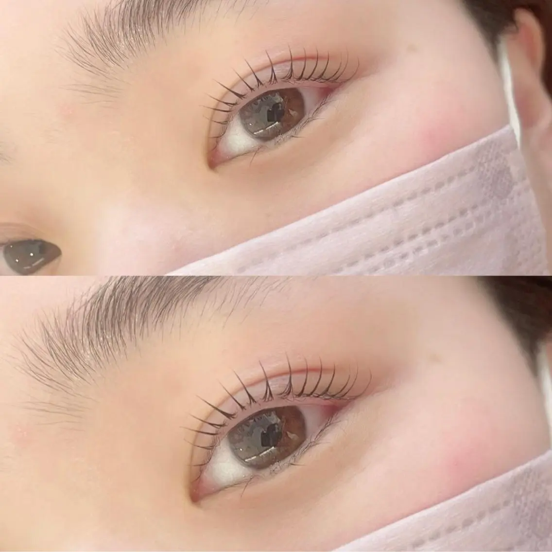 マツエク・マツパ 束感まつ毛 一重×まつ毛パーマ 極楽気分orおめめ パッチリ都立大学駅のマツエク・マツパデザイン